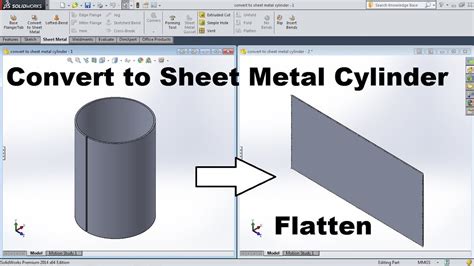 converting a part to sheet metal solidworks|how to sheet metal SolidWorks.